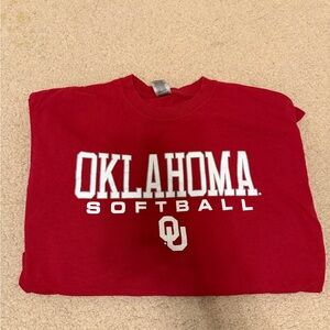 Long Sleeve Oklahoma Softball T Shirt